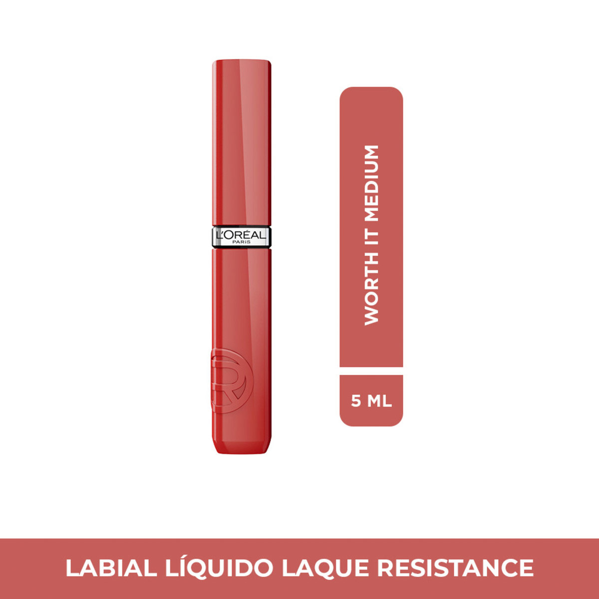 SET MAQUILLAJE LOREAL PARIS LAQUE RESISTANCE WORTH IT MEDIUM+INFALLIBLE MATTE WORTH IT MEDIUM - 5