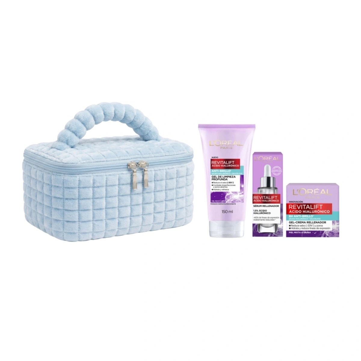SET TRATAMIENTO LOREAL PARIS REVITALIFT HIALURÓNICO 50ML+30ML+150ML - 1