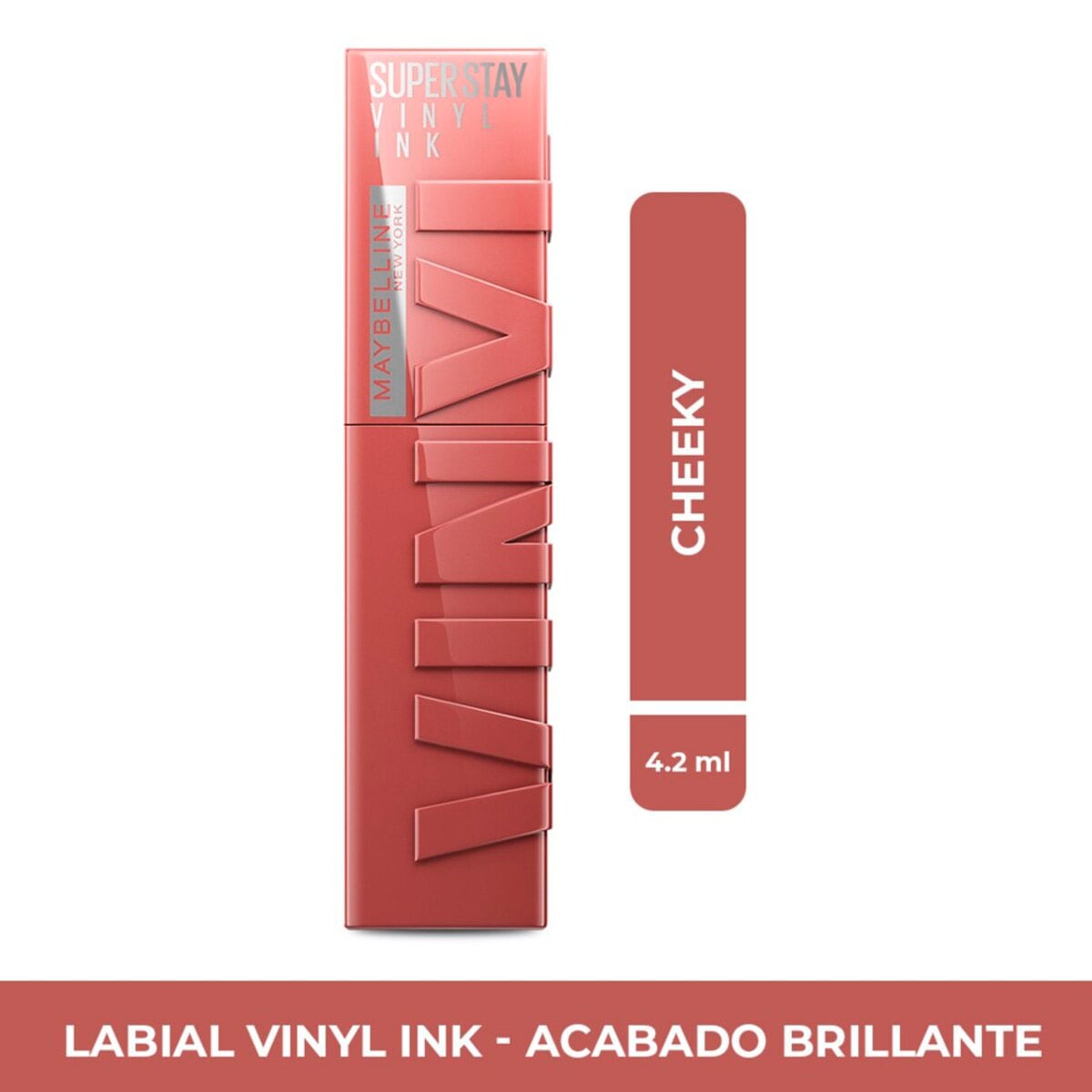 SET LABIALES MAYBELLINE VINYL INK CHEEKY+PUNCHY+PEPPY - 5