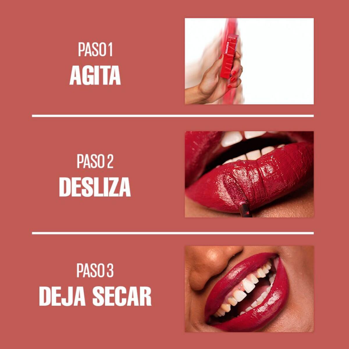 SET LABIALES MAYBELLINE VINYL INK CHEEKY+PUNCHY+PEPPY - 7