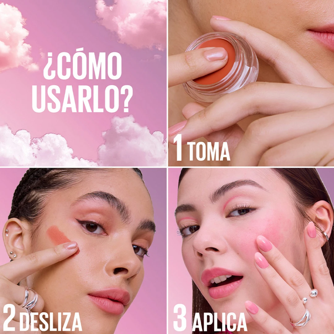 SET MAQUILLAJE MAYBELLINE MÁSCARA SKY HIGH WTP+CLOUDTOPIA SOLA SERENITY - 4