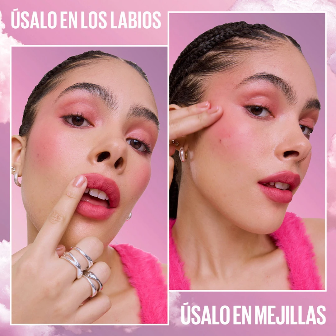 SET MAQUILLAJE MAYBELLINE MÁSCARA SKY HIGH WTP+CLOUDTOPIA SOLA SERENITY - 5
