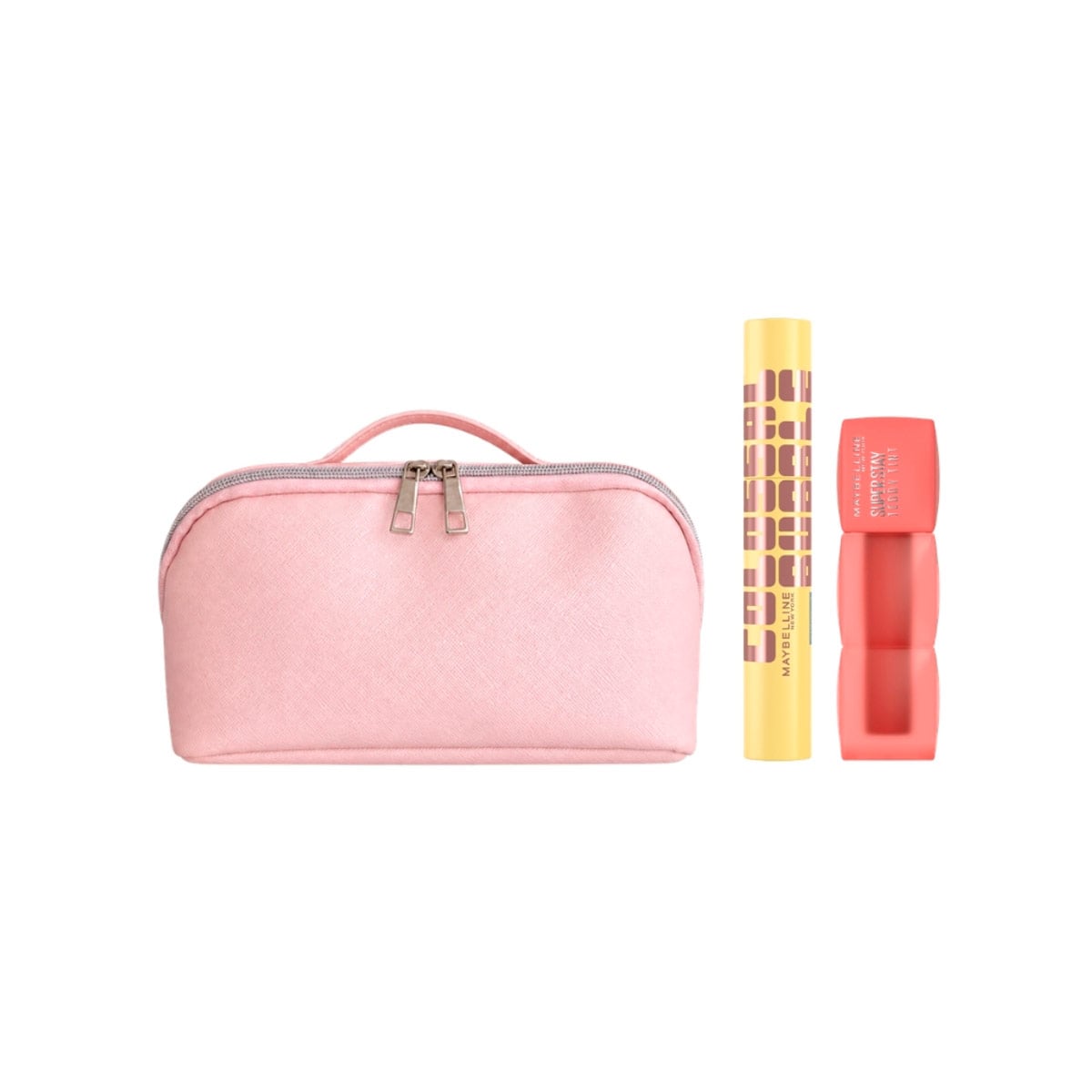 SET MAQUILLAJE MAYBELLINE TEDDY TINT SKINNYDIP 15+MÁSCARA COLOSAL BUBBLE WTP - 1