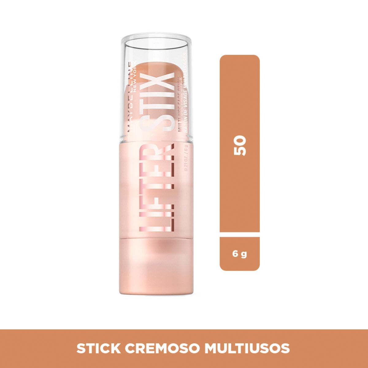SET MAQUILLAJE MAYBELLINE LABIAL LIFTER STIX TONO 50+CLOUDTOPIA SOLAR SERENITY - 6