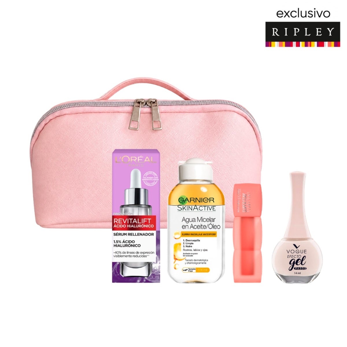 SET MAQUILLAJE COMPLETO MAYBELLINE LOREAL GARNIER VOGUE - 1