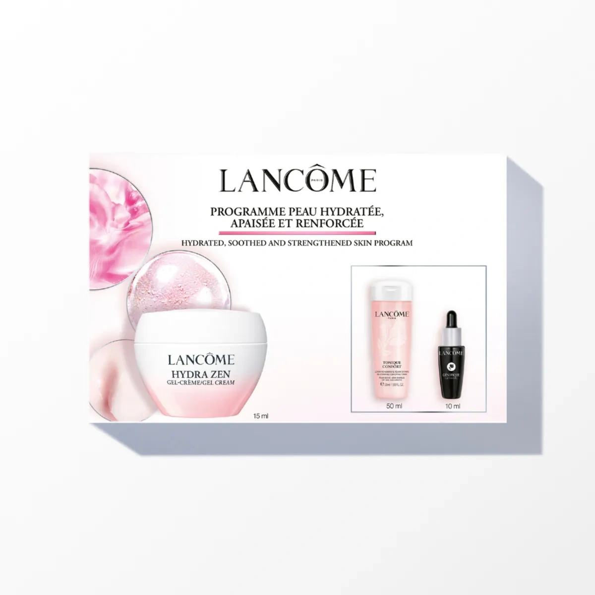 ESTUCHE LANCOME HYDRAZEN GEL CREAM 30ML+50ML+10ML - 3