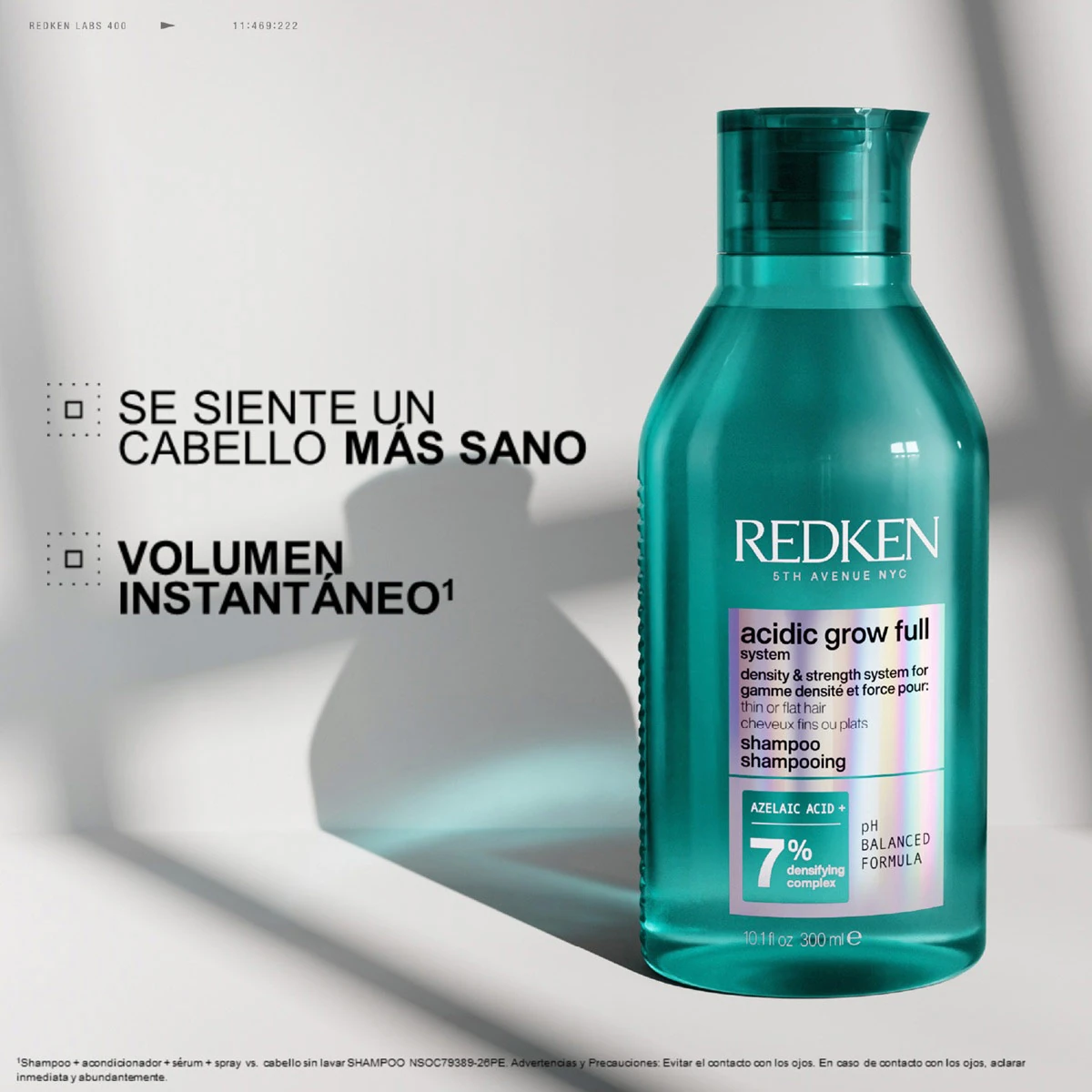SHAMPOO REDKEN ACIDIC GROW FULL SYSTEN 300ML - 2