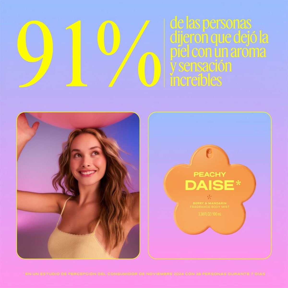 DAISE BODY MIST PEACHY 100ML - 3