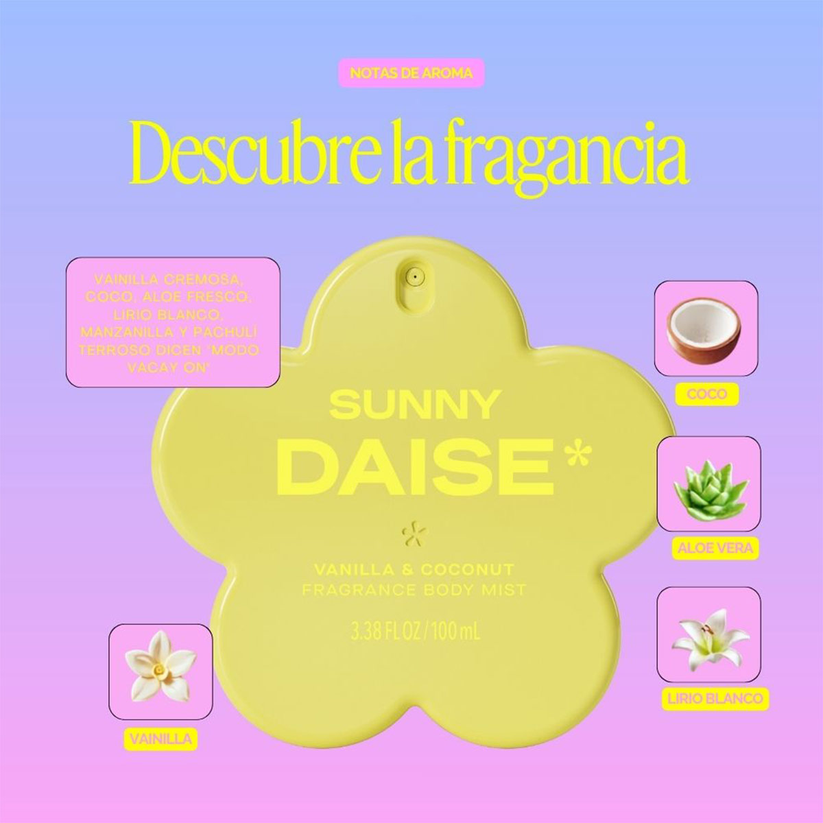 DAISE BODY MIST SUNNY 100ML - 2