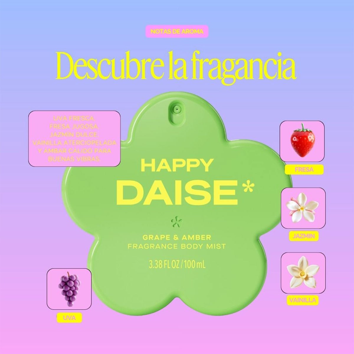 DAISE BODY MIST HAPPY 100ML - 2
