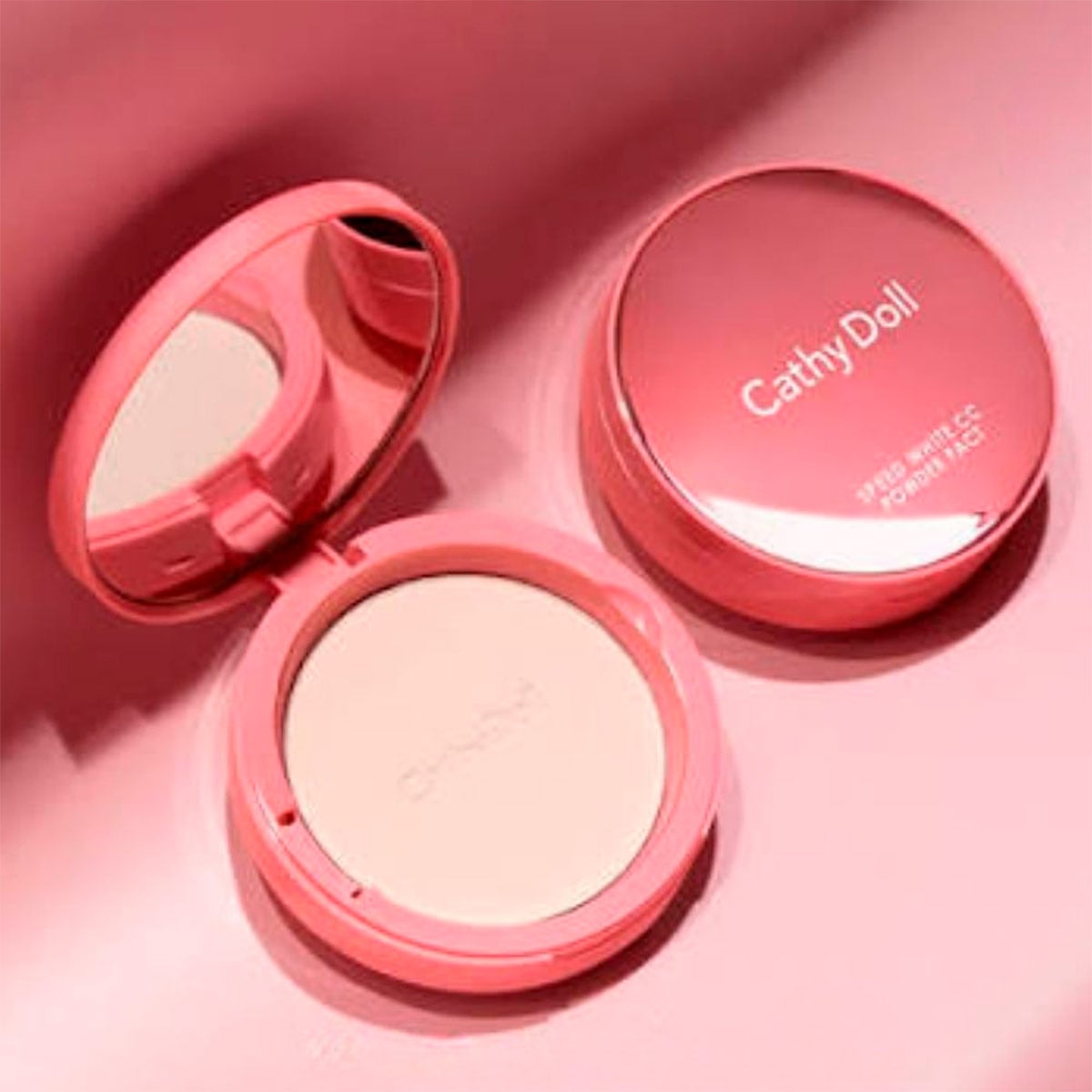 POLVO COMPACTO CATHY DOLL CC SPEED WHITE X3 POWDER PACR SPF40 PA+ - 2
