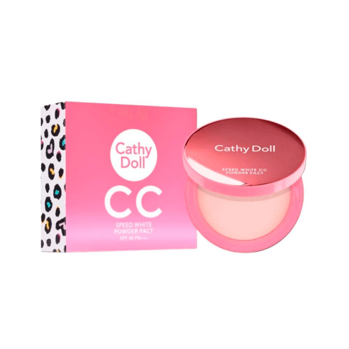 POLVO COMPACTO CATHY DOLL CC SPEED WHITE X3 POWDER PACR SPF40 PA+ - 3