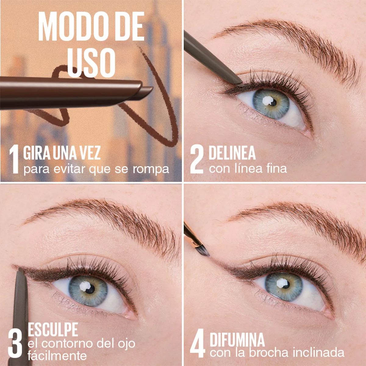 DELINEADOR DE OJOS MAYBELLINE SCULPTING STIX MOCHA CONTOUR - 6