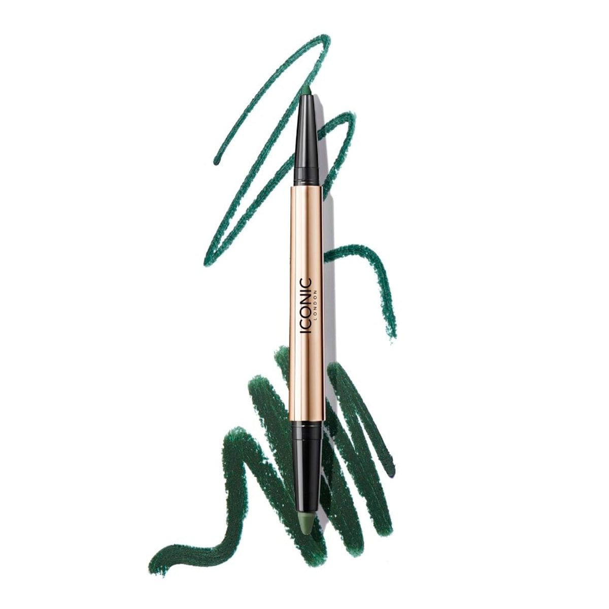 DELINEADOR OJOS ICONIC LONDON SMOKEY EYE DUO KAJAL JUNIPER GREEN - 1