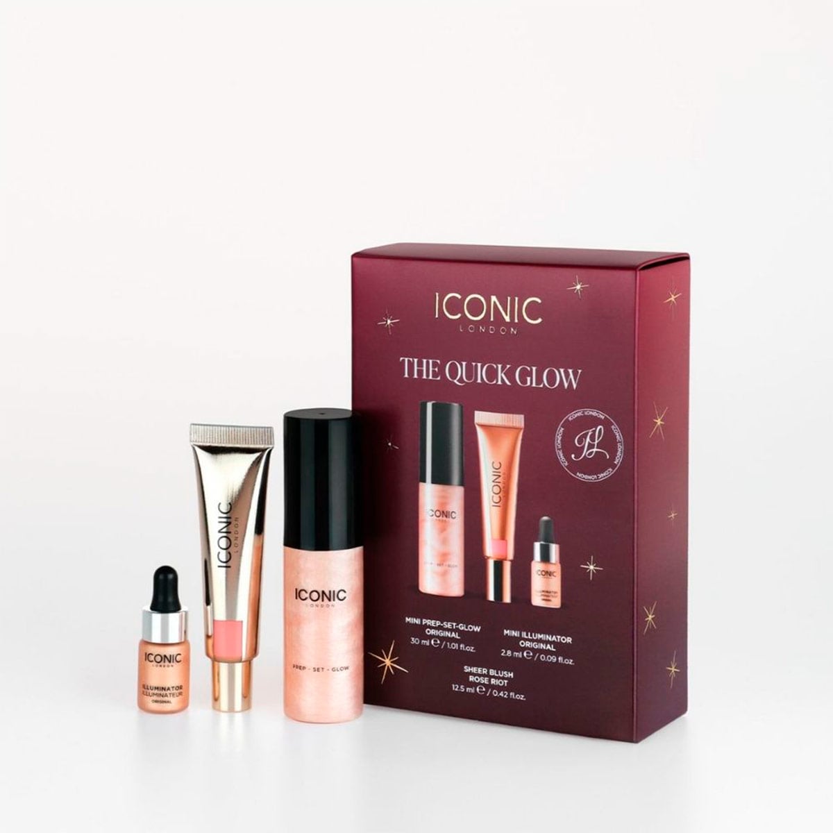 SET MAQULLAJE ICONIC LONDON THE QUICK GLOW - 1