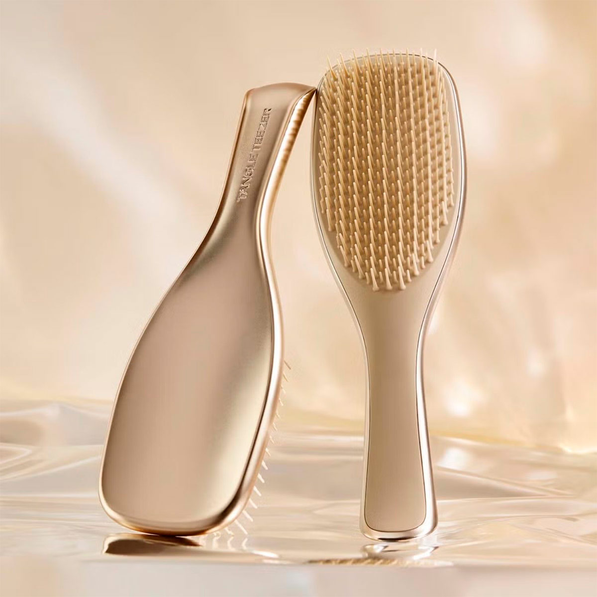 CEPILLO TANGLE TEEZER ULTIMATE DETANGLER CHROME CHAMPAGNE GOLD - 7