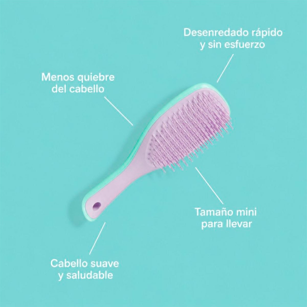 CEPILLO TANGLE TEEZER MINI DETANGLER MINT - 4