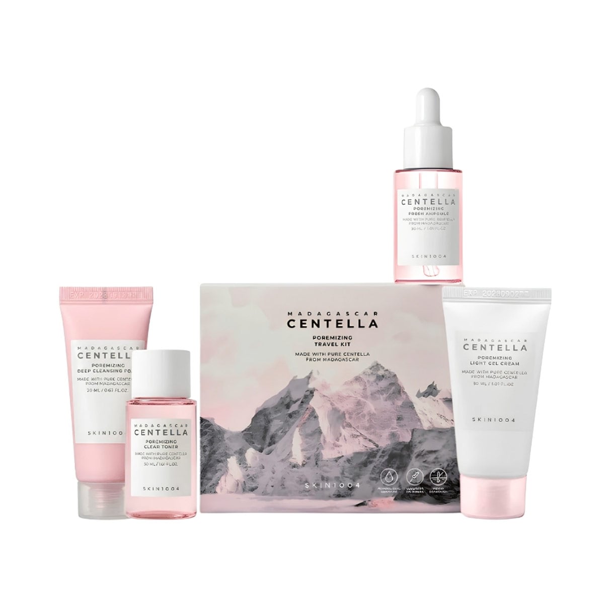 KIT DE VIAJE SKIN1004 MADAGASCAR CENTELLA POREMIZING - 1