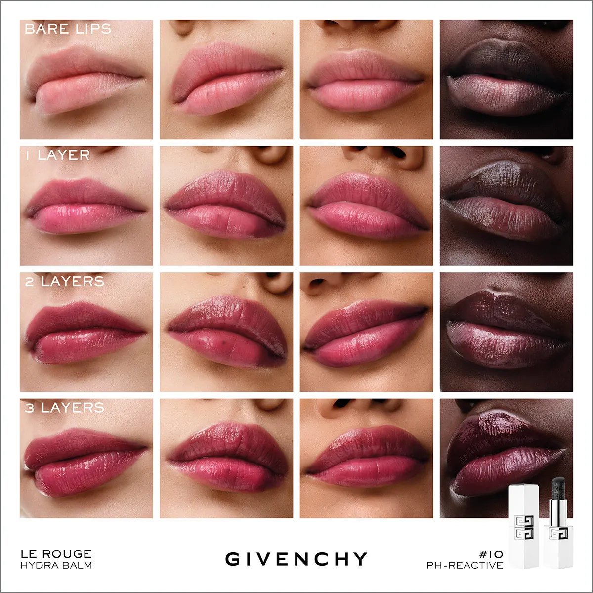 BÁLSAMO LABIAL GIVENCHY LE ROUGE N10 - 5