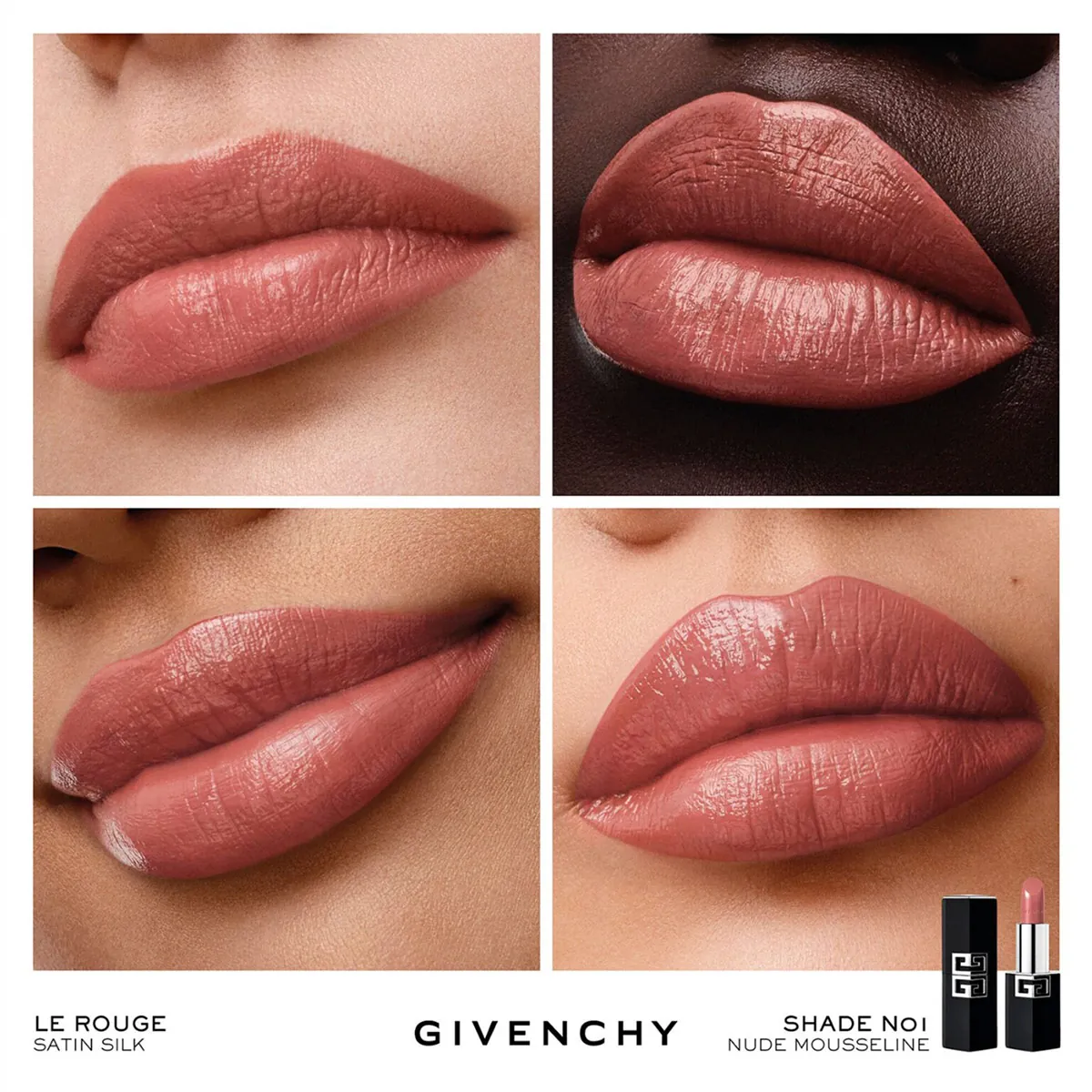 LABIAL GIVENCHY LE ROUGE SATIN SILK - 5