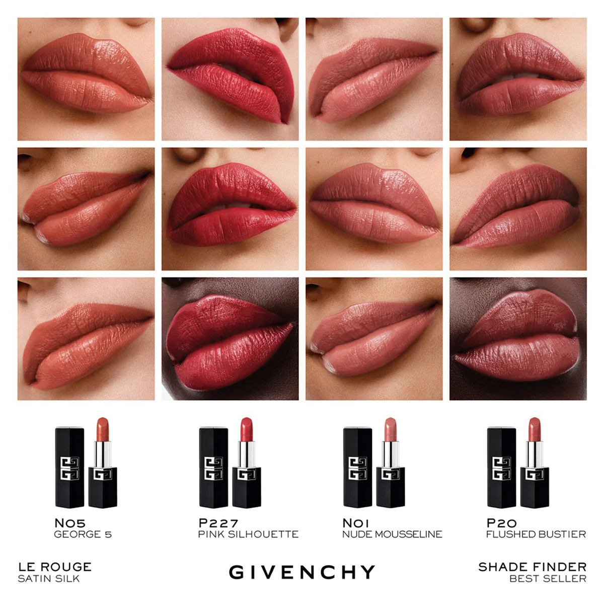 LABIAL GIVENCHY LE ROUGE SATIN SILK - 6
