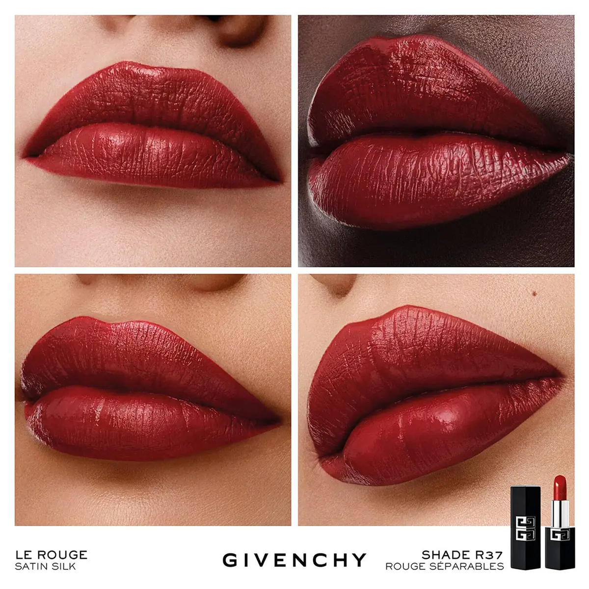 LABIAL GIVENCHY LE ROUGE SATIN SILK ROUGE SÉPARABLES - 5