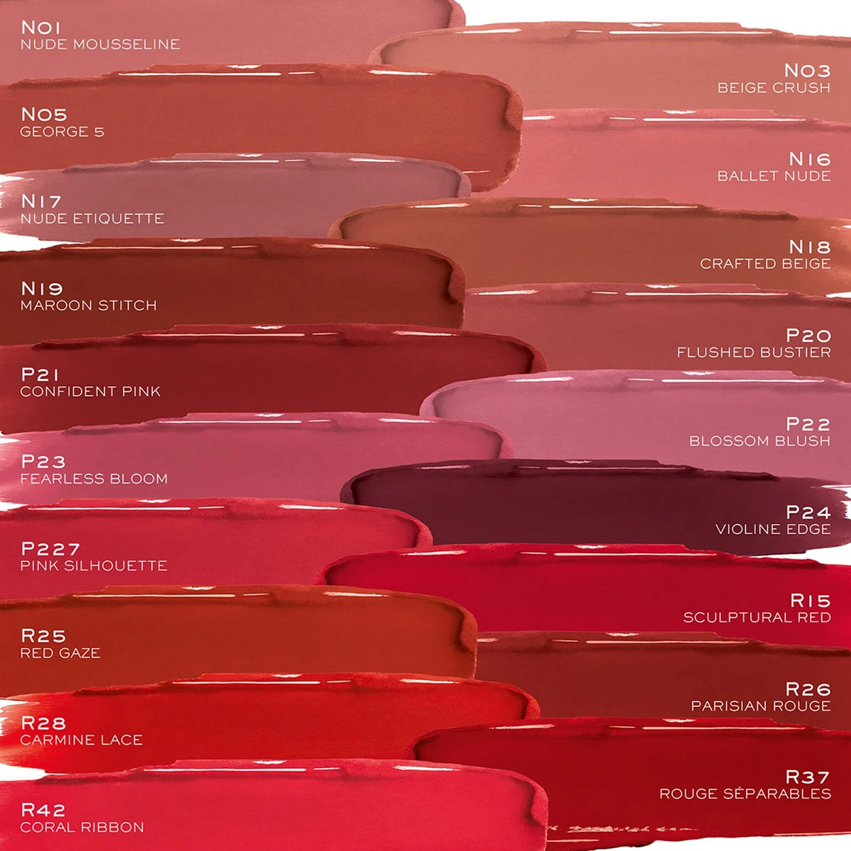 LABIAL GIVENCHY LE ROUGE SATIN SILK CARMINE LACE - 6