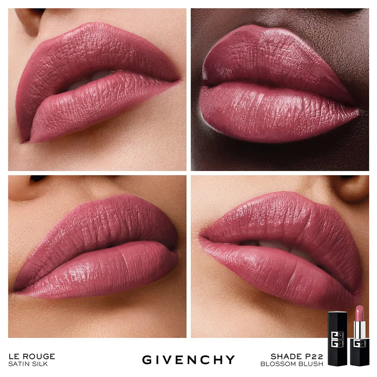 LABIAL GIVENCHY LE ROUGE SATIN SILK BLOSSOM BLUSH - 5