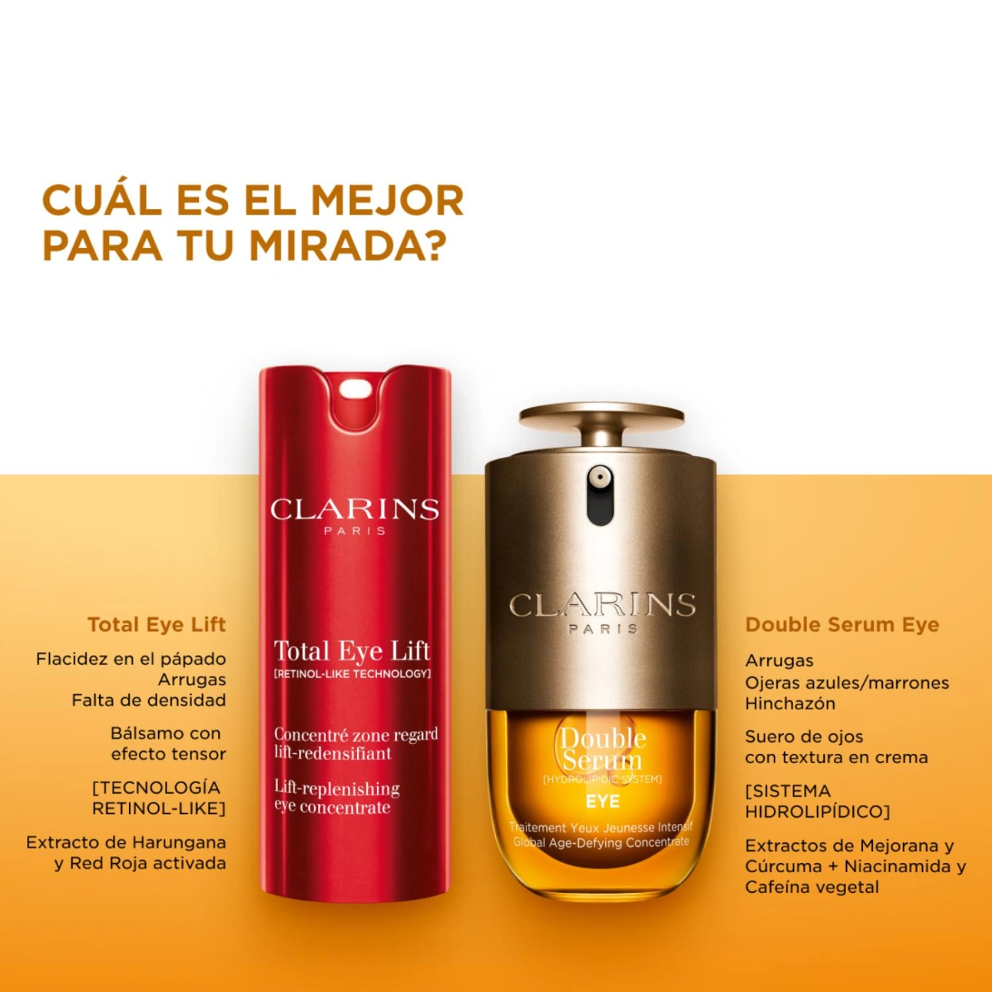SÉRUM ANTIEDAD PARA CONTORNO DE OJOS CLARINS DOUBLE SERUM EYE 20 ML - 9