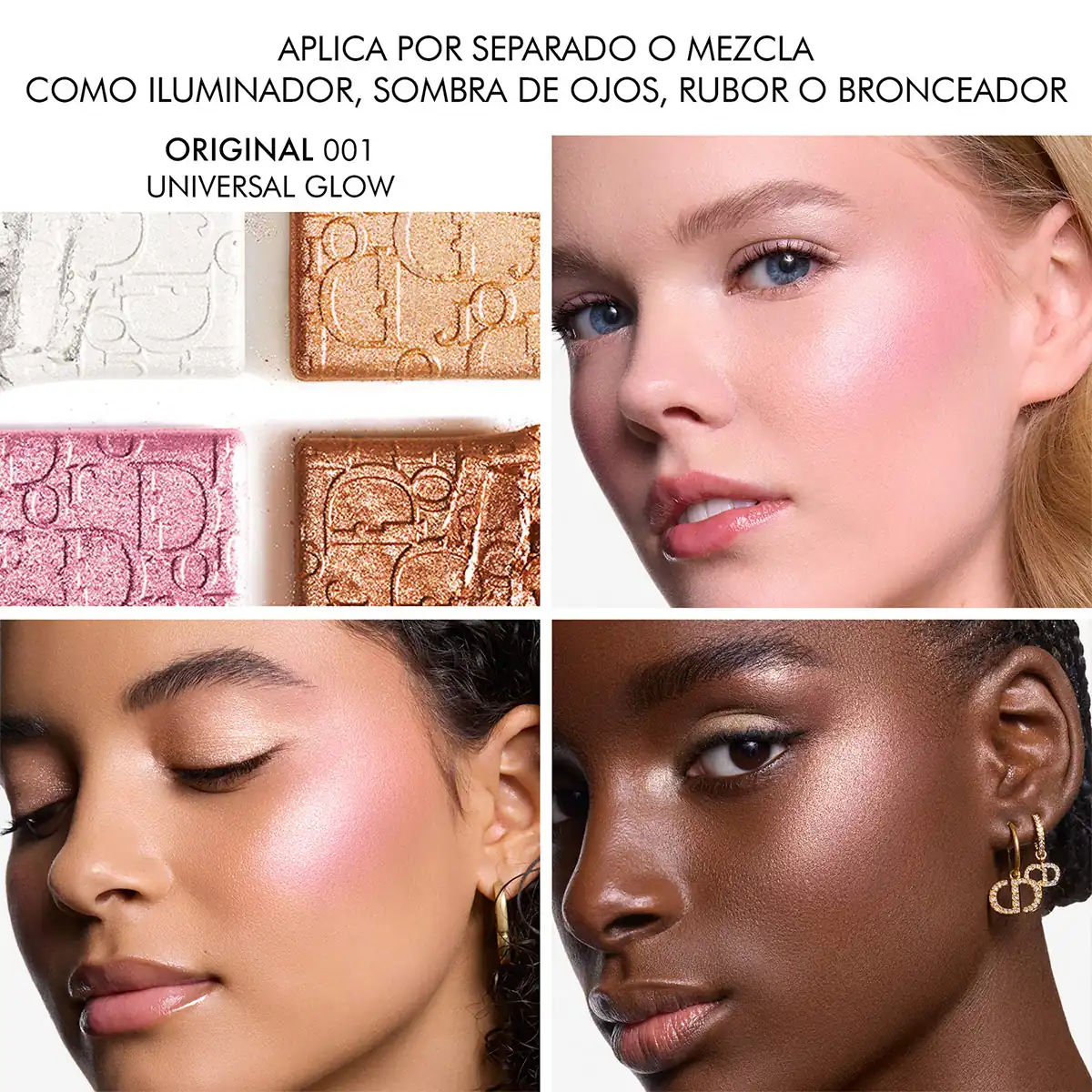 ILUMINADOR DIOR GLOW MAXIMIZER PALETTE 001 UNIVERSAL GLOW - 7