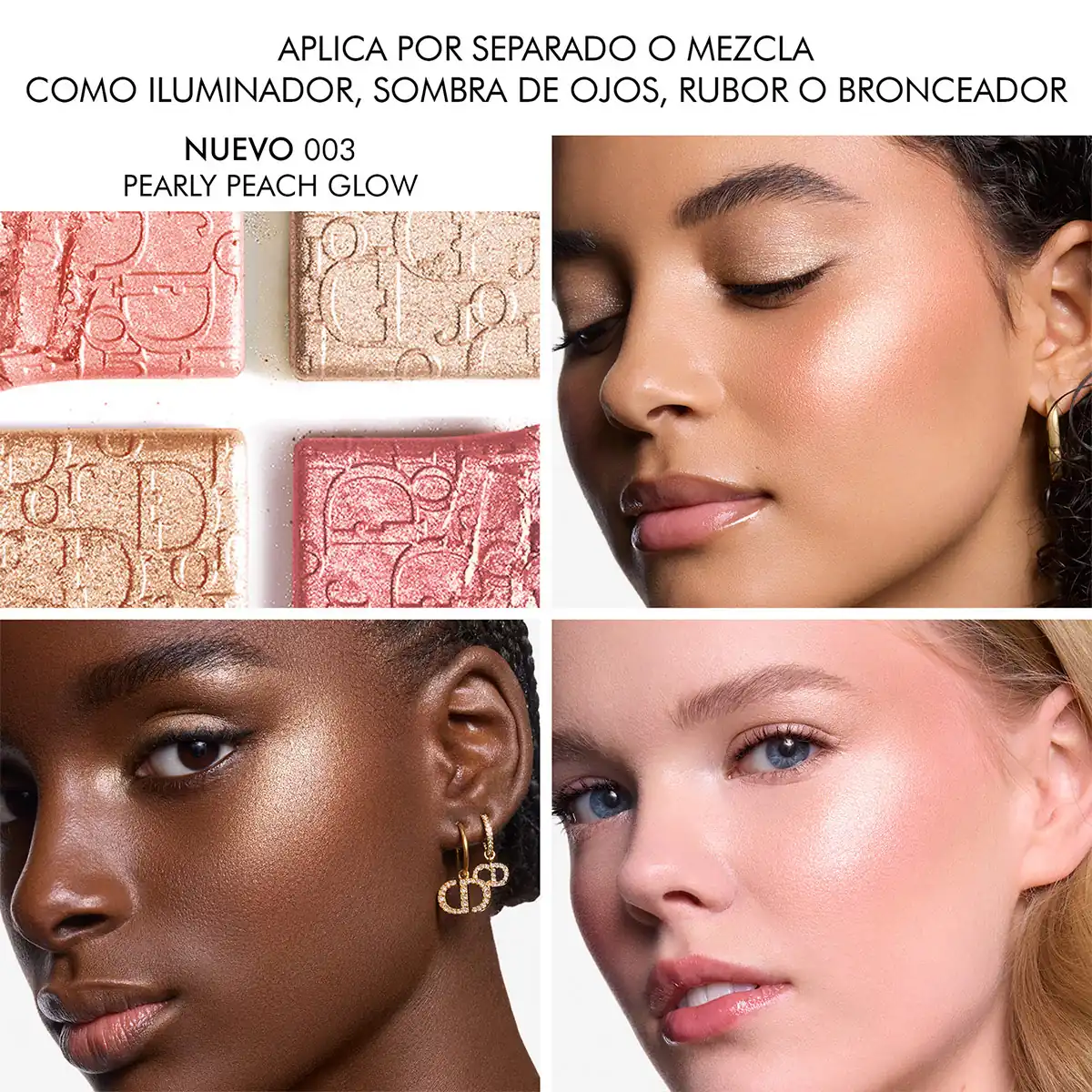 ILUMINADOR DIOR GLOW MAXIMIZER PALETTE 003 PEARLY PEACH GLOW - 7