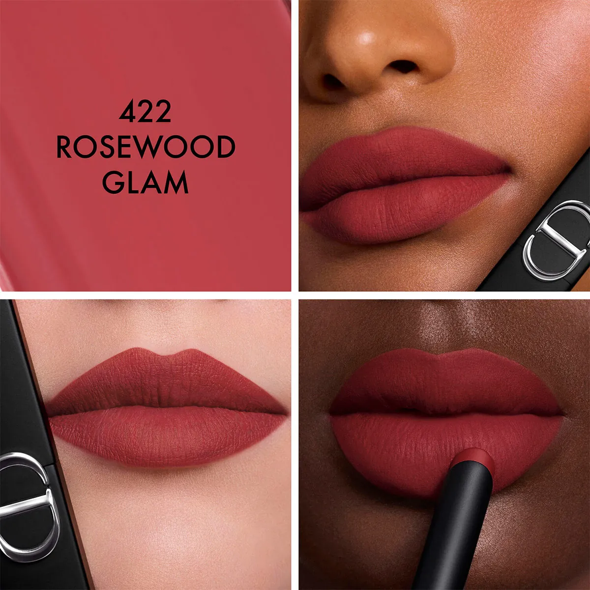 LABIAL DIOR ROUGE DIOR ON STAGE MATE 422 ROSEWOOD GLAM - 3