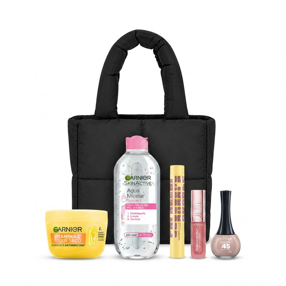 SET VIRAL BEAUTY: MÁSCARA WTP + LABIAL + MICELAR + PEELING + CREMA + ESMALTE - 1