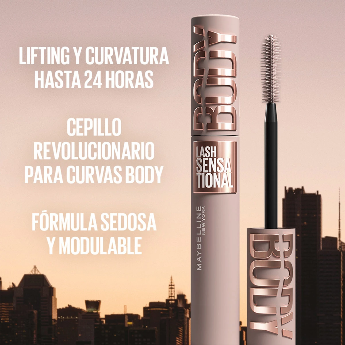 MASCARA DE PESTAÑAS MAYBELLINE LASH SENSATIONAL BODY WTP - 5