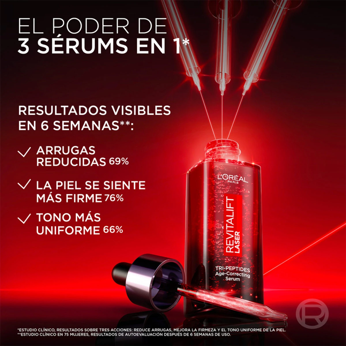 SERUM ANTIARRUGAS LOREAL PARIS LASER TRIPLE ACCIÓN - 4