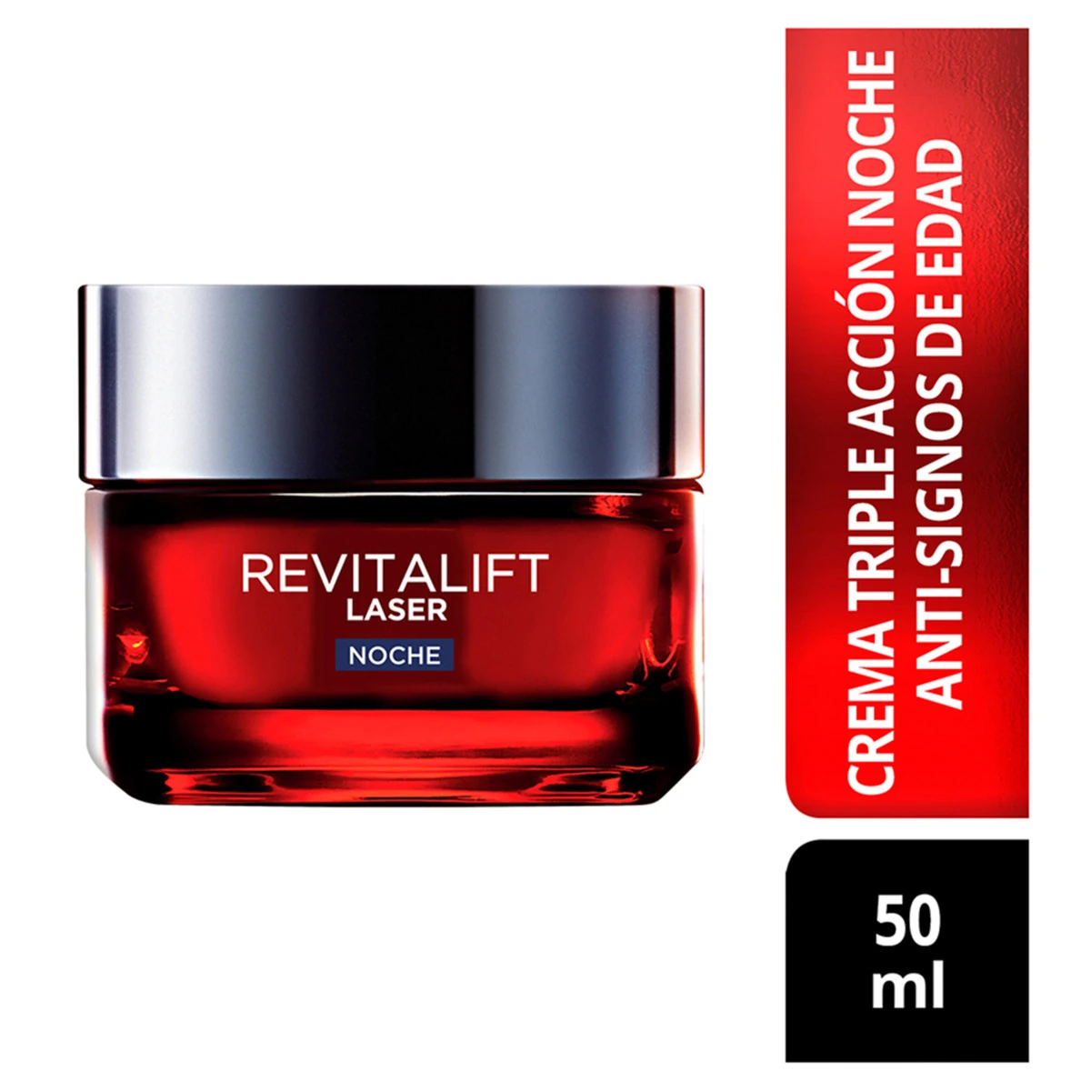CREMA NOCHE ANTIARRUGAS LOREAL PARIS LASER TRIPLE ACCIÓN - 1