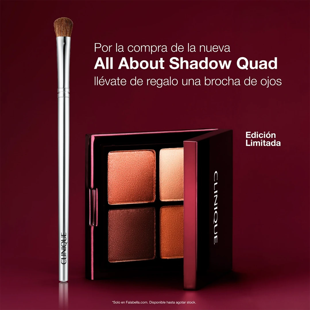 SOMBRA DE OJOS CLINIQUE ALL ABOUT SHADOW QUAD BLACK HONEY - 6