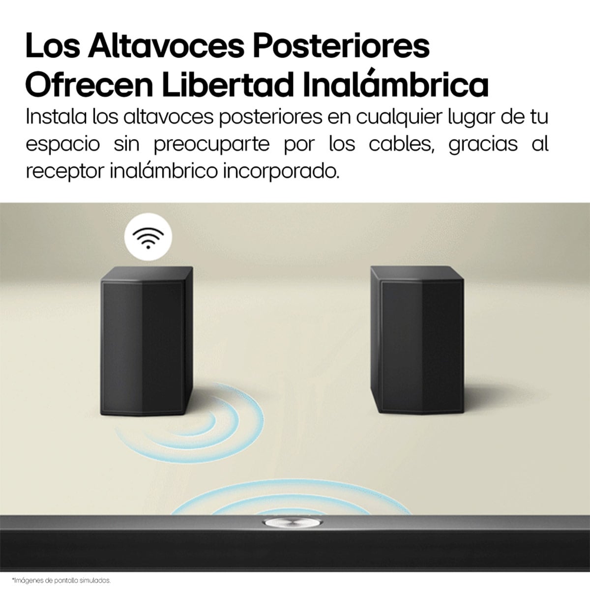 HOME THEATER LG SOUNDBAR S60TR 5.1ch CANALES CON SONIDO ENVOLVENTE Y ALTAVOCES 440W - 6
