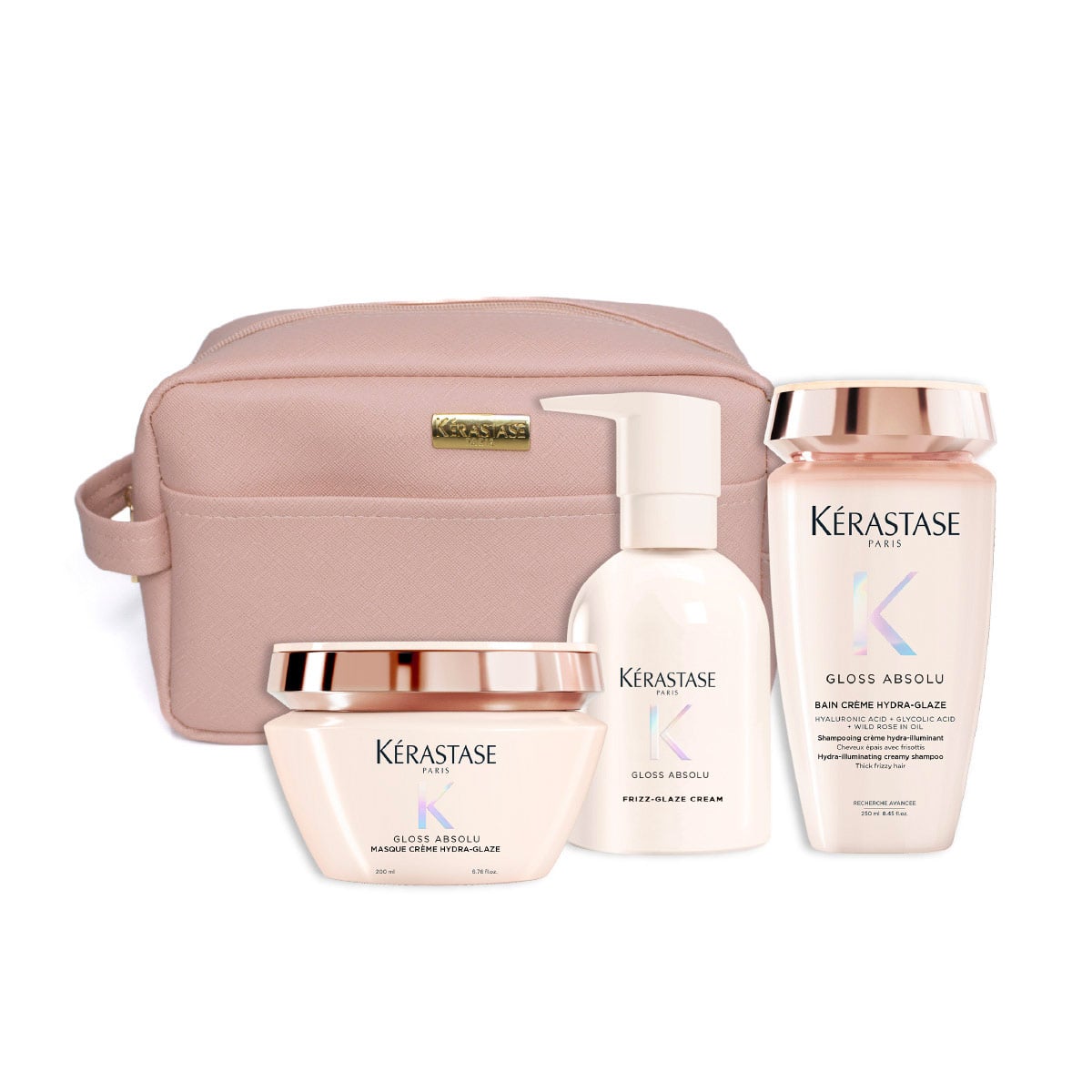 TRIO KERASTASE GLOSS CREAM 250ML+240ML+200ML+REGALO - 1