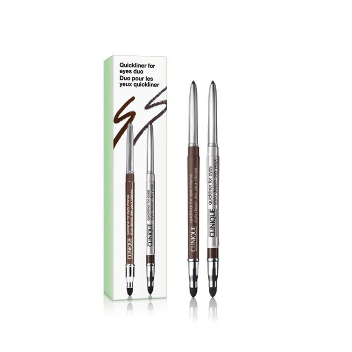 DÚO DELINEADORES PARA OJOS CLINIQUE QUICKLINER - 1
