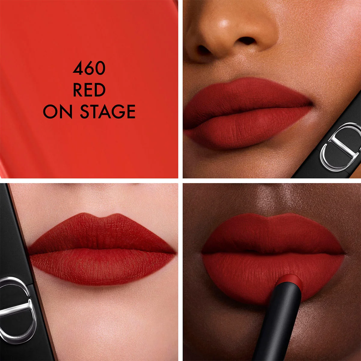 LABIAL DIOR ROUGE IN STAGE MATE 460 RED ON STAGE - 3