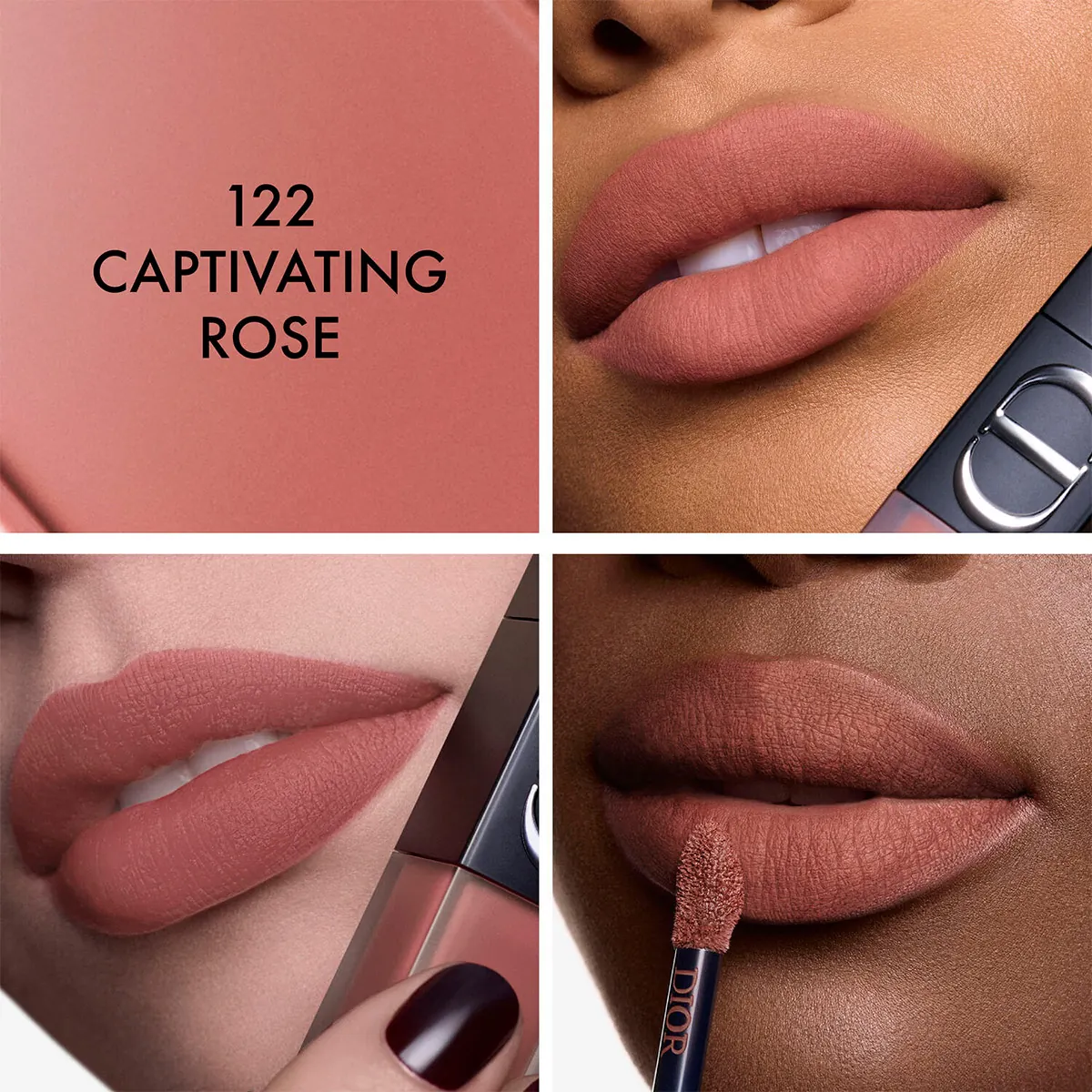 LABIAL LIQUIDO DIOR ON STAGE BLUR 122 CAPTIVATING ROSE - 3