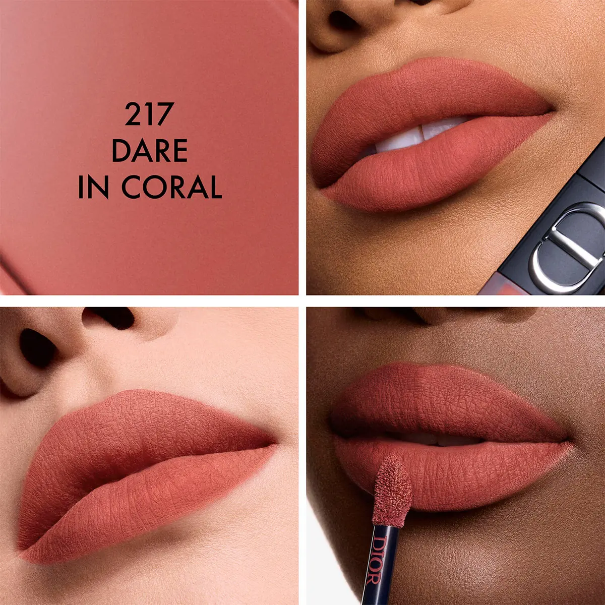 LABIAL LIQUIDO DIOR ON STAGE BLUR 217 DARE IN CORAL - 3