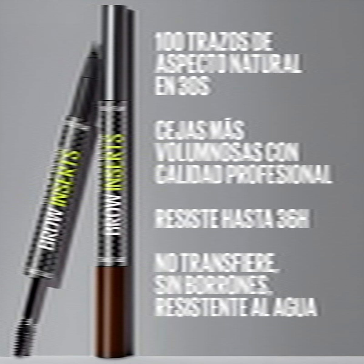 LAPIZ DE CEJAS MAYBELLINE BROW INSERTS 2 IN 1 MEDIUM BROWN - 4