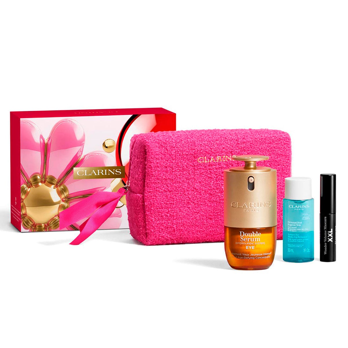 SET ANTIEDAD OJOS Y MAQUILLAJE CLARINS DOUBLE SERUM EYE - 1