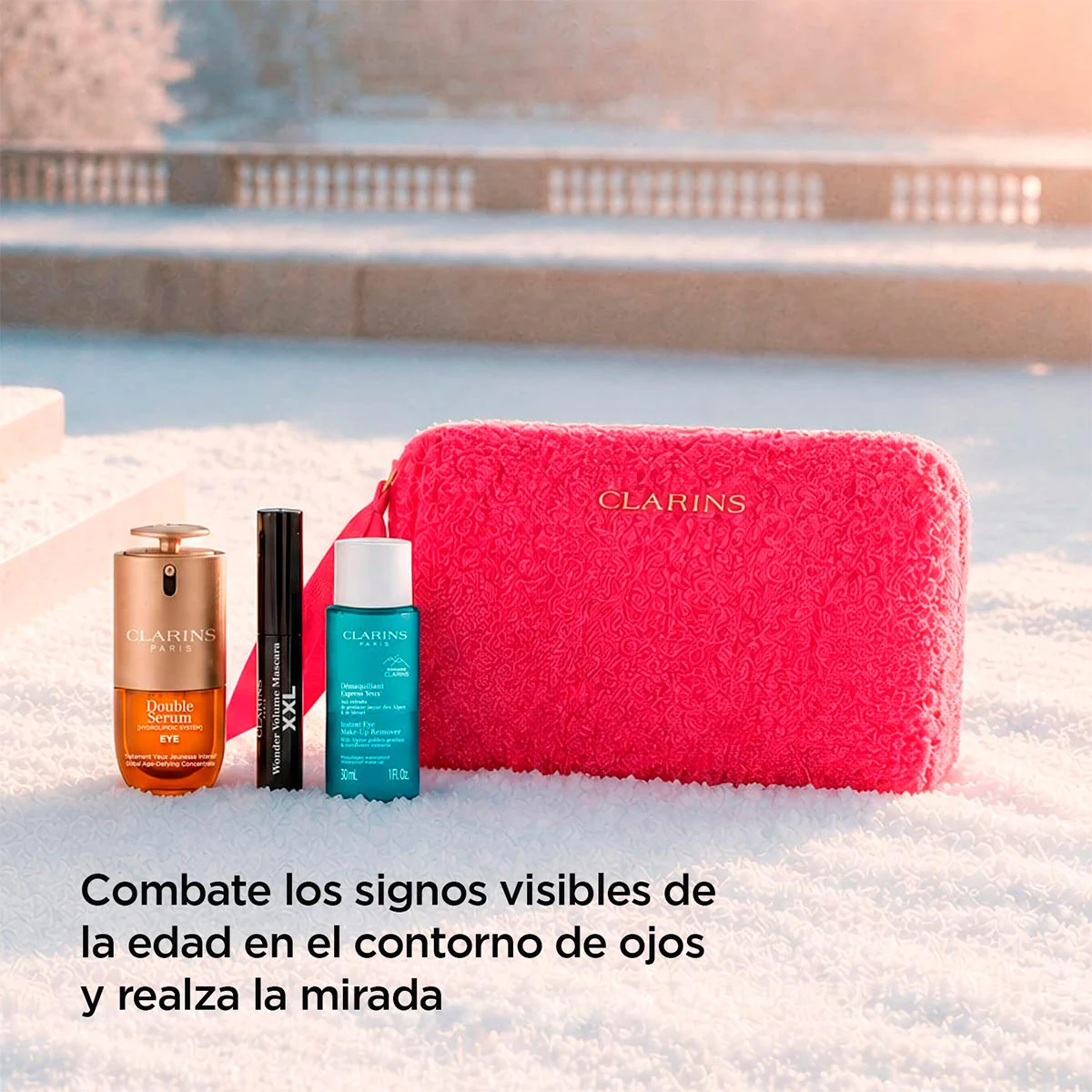 SET ANTIEDAD OJOS Y MAQUILLAJE CLARINS DOUBLE SERUM EYE - 3