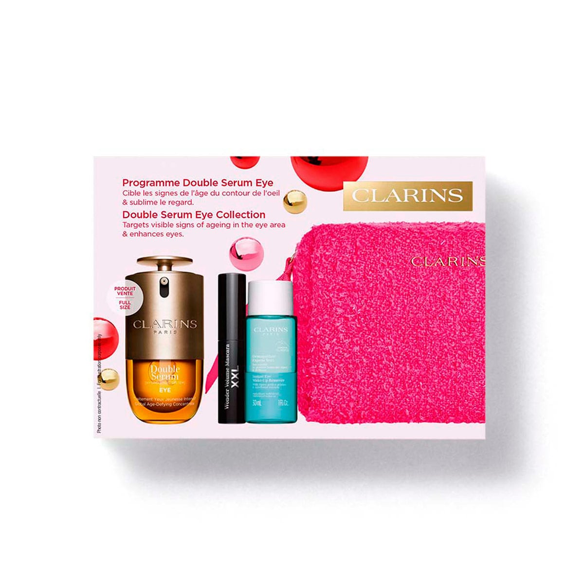 SET ANTIEDAD OJOS Y MAQUILLAJE CLARINS DOUBLE SERUM EYE - 4