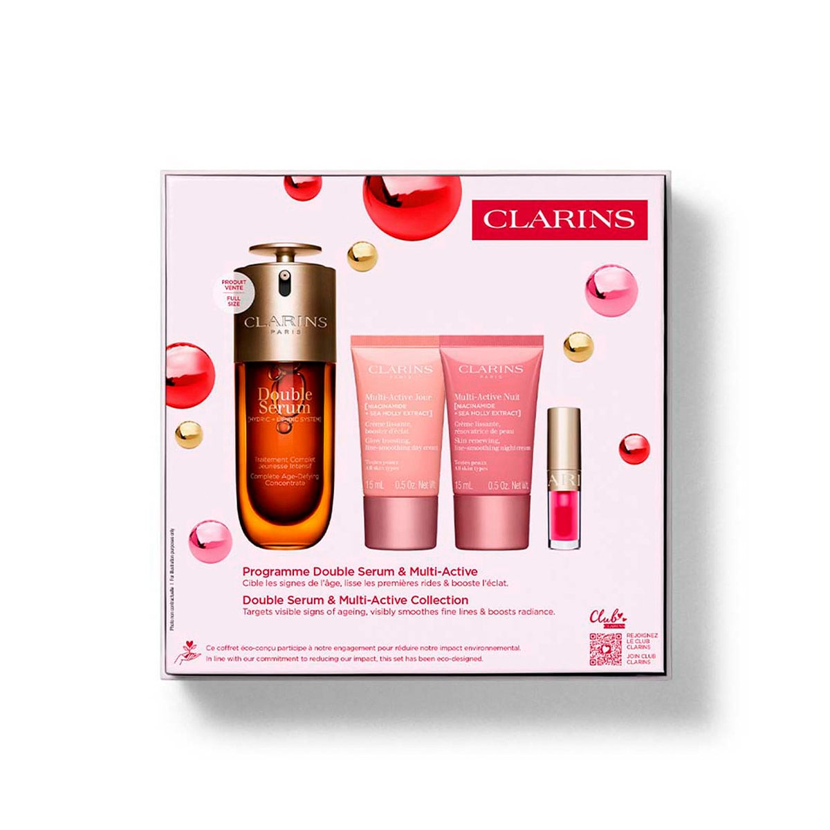 SET ANTIEDAD Y MAQUILLAJE CLARINS DOUBLE SERUM & MULTIACTIVE - 3