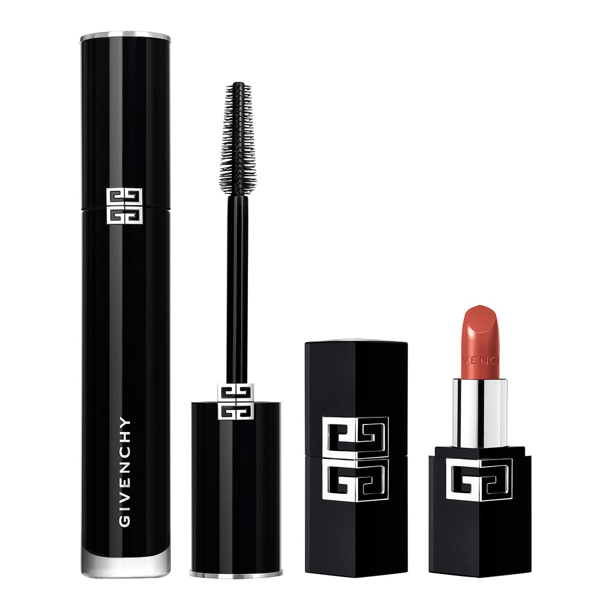 SET GIVENCHY MARCA L'INTERDIT+MINI LABIAL LE ROUGE SATIN SILK N05 - 2