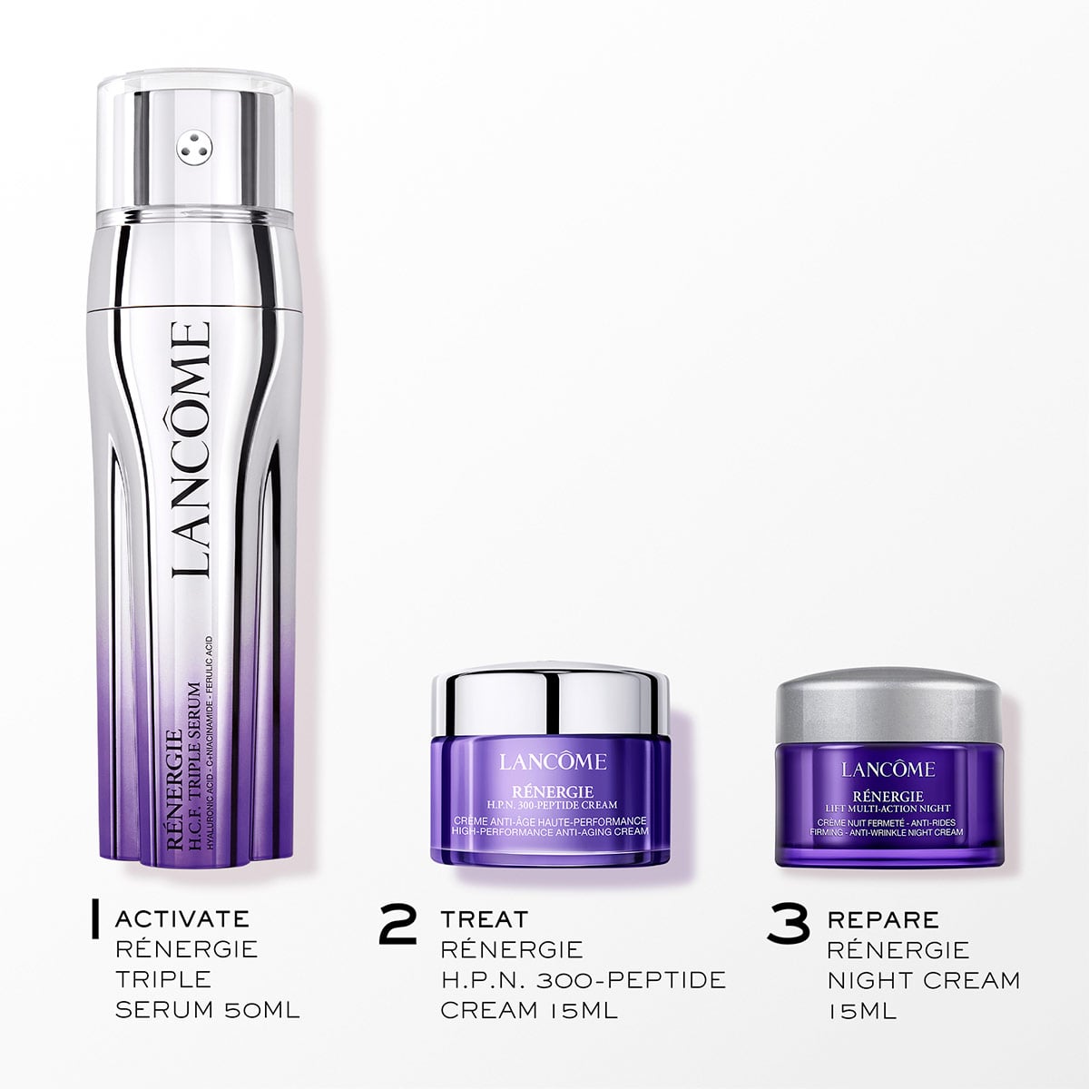 SET TRATAMIENTO LANCOME RENERGIE MULTI LIFT SERUM 50ML+15ML+15ML - 2